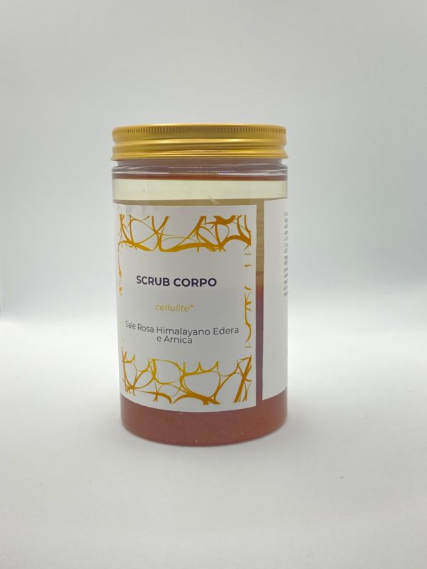 SCRUB CORPO CELLULITE AL SALE ROSA, EDERA E ARNICA - 400 ml